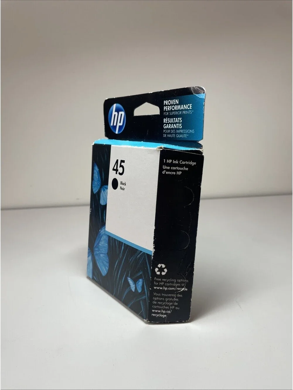 05/2020 Genuine HP 45 Black Ink Cartridge 51645A OEM Sealed Box